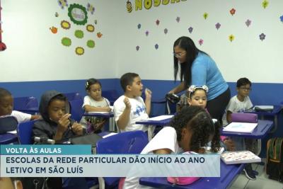 São Luís: escolas de rede particular dão inicio ao ano letivo de 2023