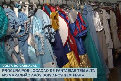 Procura por locação de fantasias no Carnaval tem alta no MA 