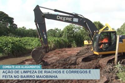 São Luís: ações de limpeza de riachos e córregos é realizado na Maiobinha