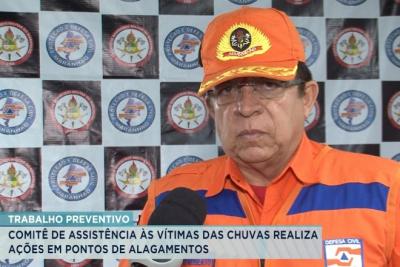 Comitê de Assistência às Vítimas das Chuvas realiza ações em pontos de alagamentos
