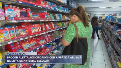 Procon alerta para práticas abusivas na compra de material escolar