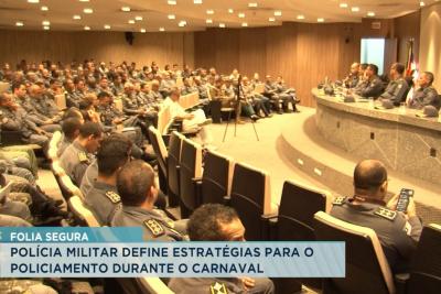 São Luís: PM define estratégias para o policiamento durante todo o Carnaval