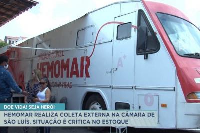 São Luís: Hemomar realiza coleta externa na Câmara de Vereadores 