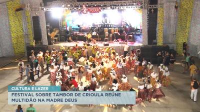 Festival sobre Tambor de Crioula reúne multidão no bairro Madre Deus