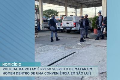  São Luís: PM é suspeito de homicídio em loja de conveniências