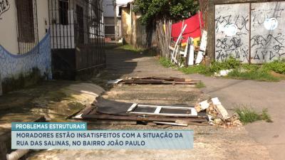 Moradores reclamam de infraestrutura na Rua da Salina, bairro João Paulo