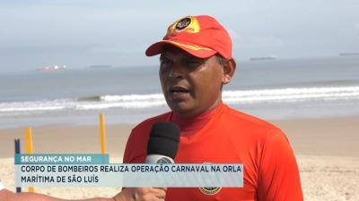 Carnaval: CBMMA realiza operação na orla marítima de São Luís
