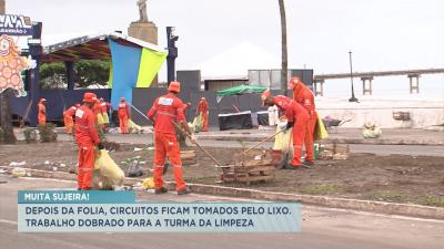 Carnaval: circuitos ficam cheios de lixo depois da folia em São Luís