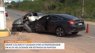 Imprudência pode ter causado acidente na estrada da Raposa