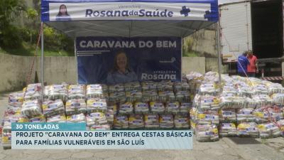 Projeto distribui alimentos a famílias vulneráveis em São Luís