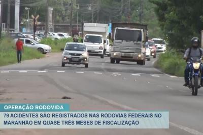 PRF registra mais de 70 acidentes nas rodovias Federais do Maranhão