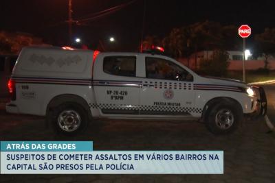 São Luís: PM prende suspeitos de praticar assaltos no bairro do Bequimão
