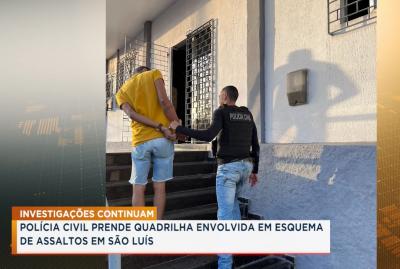 Polícia Civil prende 4 suspeitos de assaltar residência em São Luís