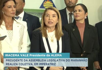 Em coletiva, Iracema Vale anuncia verbas para Saúde de Imperatriz