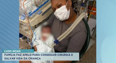Família faz apelo para conseguir cirurgia e salvar a vida da criança no MA