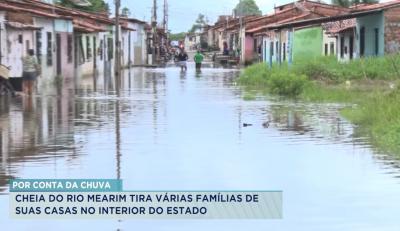 Bacabal: cheia do Rio Mearim deixa famílias desabrigadas