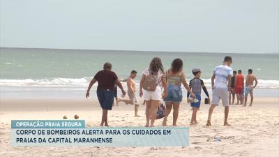 Férias: Bombeiros reforçam segurança nas praias de São Luís