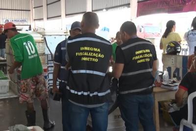 INMEQ realiza ação de fiscalização de balanças em mercados de São Luís