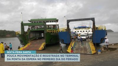 Semana Santa: movimentação no terminal Ponta da Espera é menor na sexta (7)