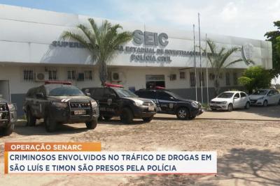 Polícia prende suspeitos de tráfico de drogas em São Luís e Timon