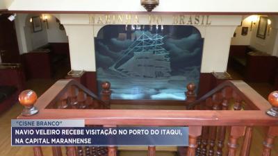 Navio Cisne Branco recebe visitação no Porto do Itaqui, em São Luís