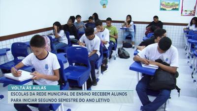 Volta às aulas: rede municipal inicia segundo semestre letivo em São Luís