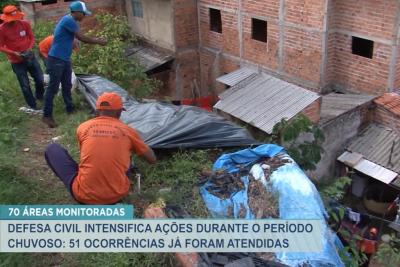 São Luís: com as fortes chuvas, Defesa civil identifica mais de 70 pontos de risco
