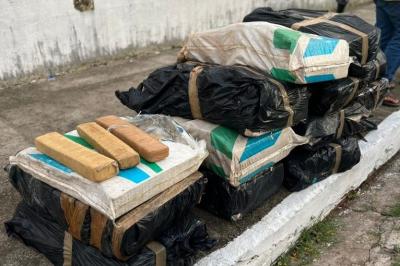 Paço do Lumiar: Polícia Militar apreende quase 500kg de maconha 