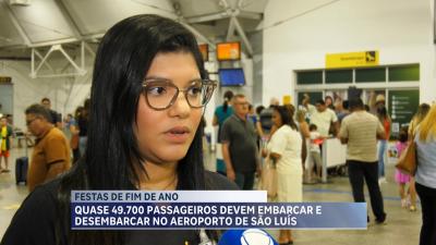 Aeroporto de São Luís deve receber mais de 49 mil passageiros durante fim de ano