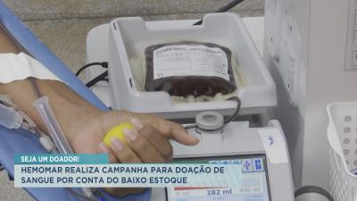 Hemomar realiza campanha para doação de sangue devido baixo estoque