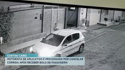 Motorista é processado por cancelar corrida após receber um bolo de passageira