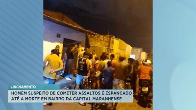 Suspeito de cometer assaltos é espancado até a morte na capital