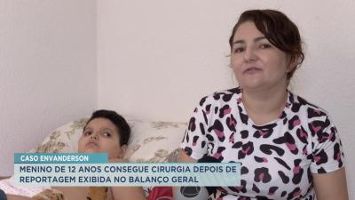 Menino consegue cirurgia depois de reportagem exibida no Balanço Geral