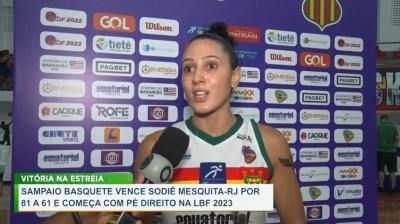 Sampaio Basquete vence Sodiê Mesquista-RJ na estreia na LBF