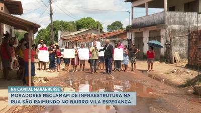 Moradores do bairro da Vila Esperança reclamam de infraestrutura 