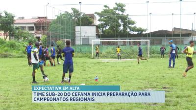 Time sub-20 do Cefama inicia preparação para campeonatos regionais