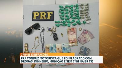 PRF conduz motorista sem CNH, com sinais de adulteração no veículo e drogas