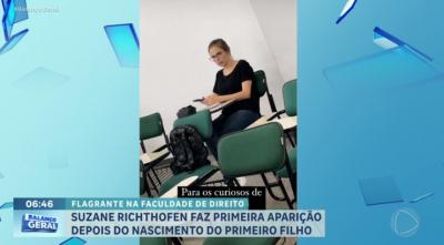 Suzane Richtofen aparece isolada em aula da faculdade de Direito