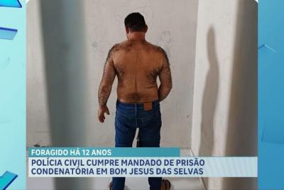 Foragido do Estado do Pará é preso pela Polícia Civil em Bom Jesus das Selvas