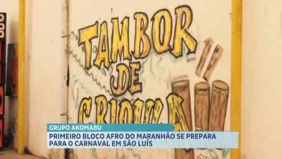 Bloco Akomabu se prepara para o carnaval em São Luís