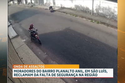 Mulher é agredida durante assalto no bairro Planalto Anil I, em São Luís