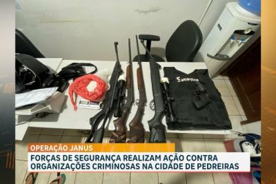 Pedreiras: operação conjunta prende suspeitos de integrarem organização criminosa