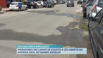 Moradores reclamam de esgoto a céu aberto no Angelim