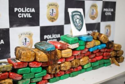 Polícia apreende 110 kg de entorpecentes em Bacabeira