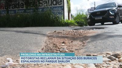 Problemas de infraestrutura no Parque Shalom dificulta tráfego para pedestres