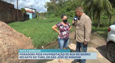 Moradores pedem pavimentação na Rua Nossa Senhora da Vitória, na Grande Ilha