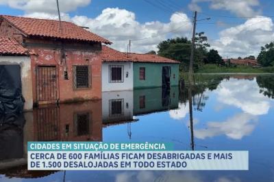 Sobe o número de cidades em situação de emergência por conta das chuvas no MA