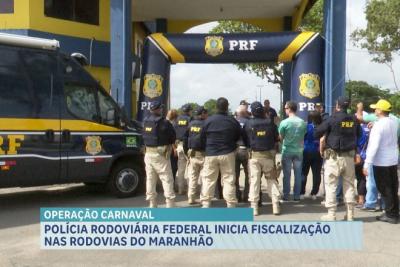 PRF inicia operação para garantir segurança viária no Carnaval