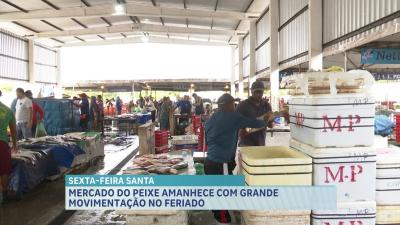 Mercado do Peixe tem saldo positivo na venda de pescados nessa Sexta-Feira Santa, em SL