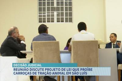 Reunião discute Projeto de Lei que proíbe carroças em São Luís